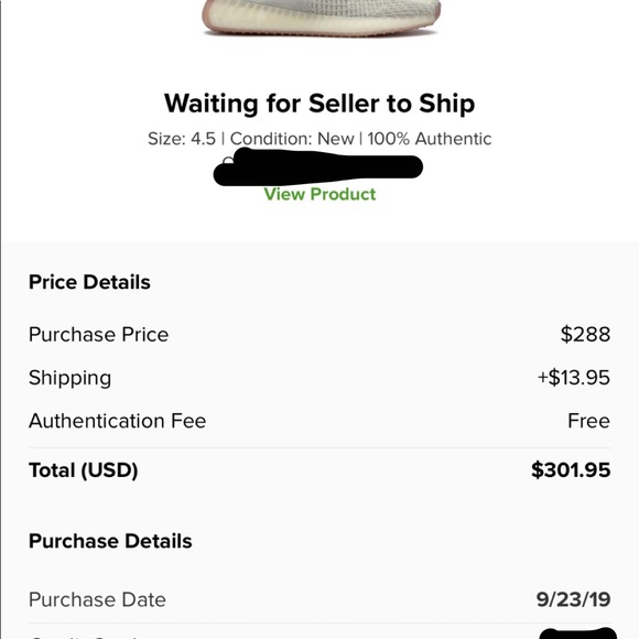 Yeezy 350 v2 citrin - Picture 4 of 8